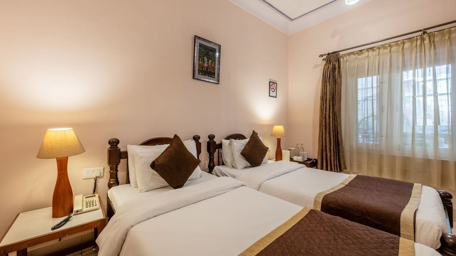 111 - Deluxe with Sit Out - Room & Suites - Suryaa Villa - Boutique Hotel in Jaipur- 2