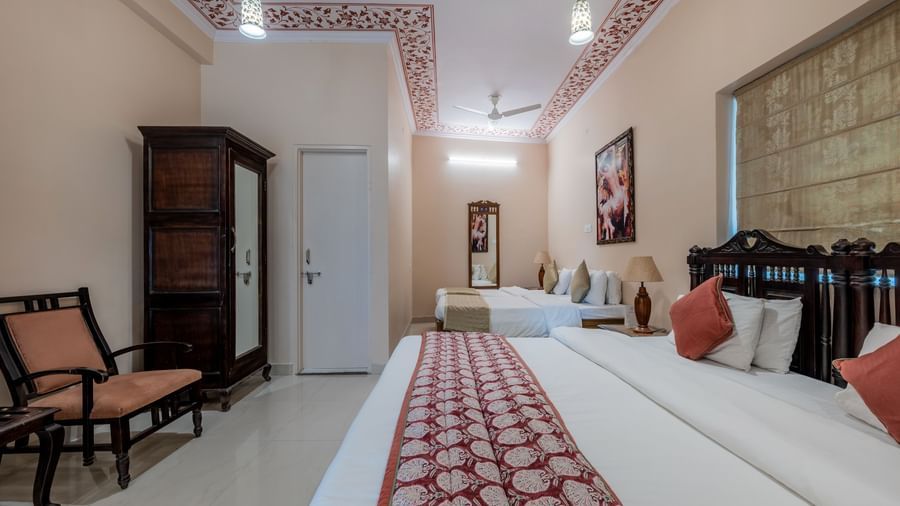 123-Family Room - Room & Suites - Suryaa Villa - Boutique Hotel in Jaipur- 2