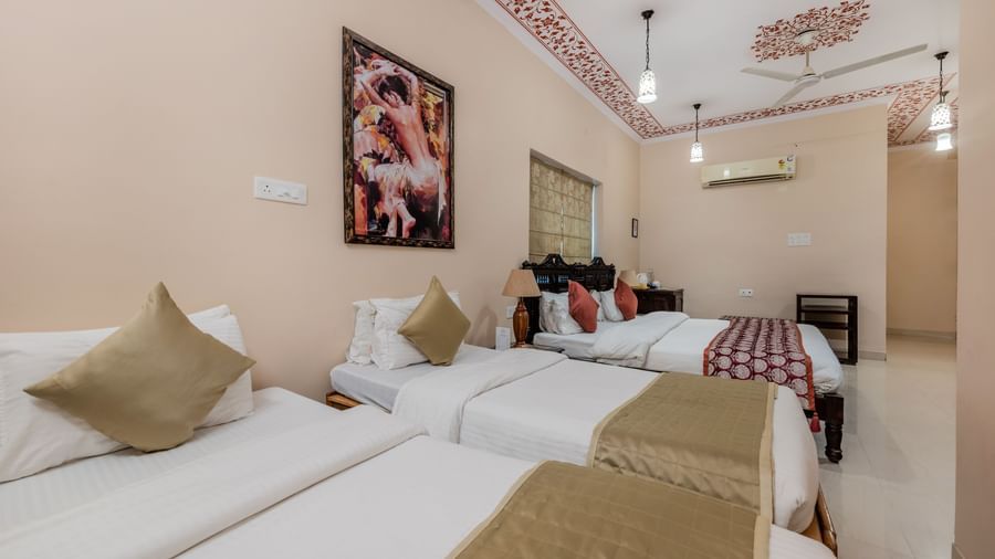 123-Family Room - Room & Suites - Suryaa Villa - Boutique Hotel in Jaipur- 4