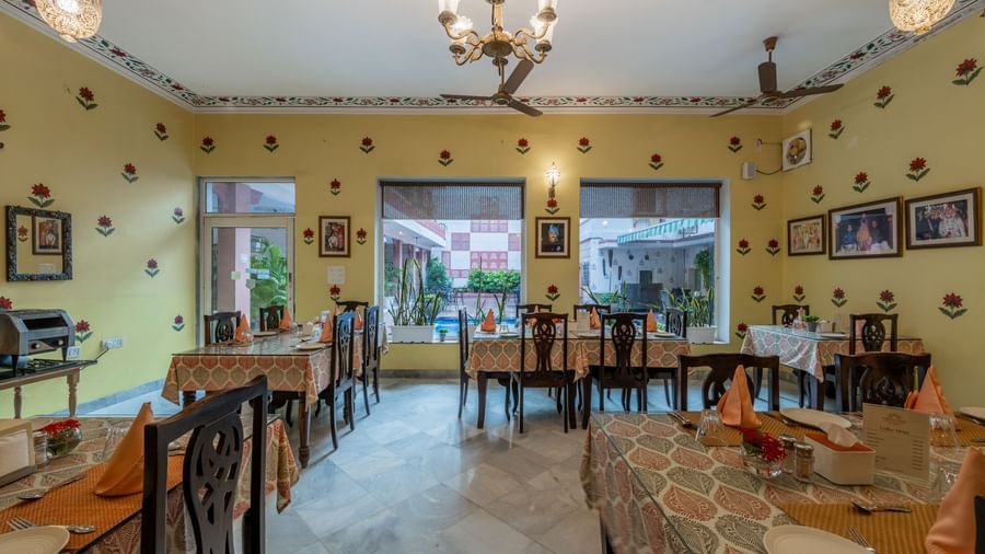 Dining - Restautant- Heritage Hotel in Jaipur-Suryaa Villa - 1
