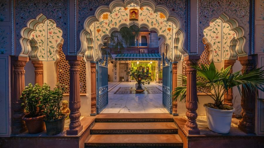 Facade- Heritage Hotel in Jaipur-Suryaa Villa - 11