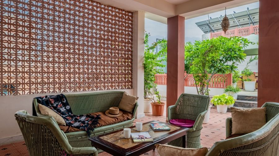 Junior Suite - Sit Out - Room & Suites - Suryaa Villa - Boutique Hotel in Jaipur-Suryaa Villa - 7