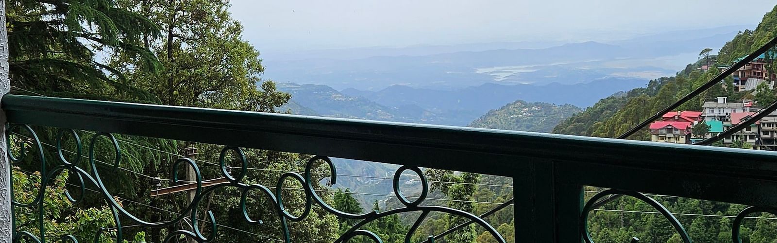 Mounain views from the sit-out area | Mongas Hotel & Resort, Dalhousie