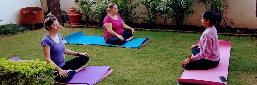 yoga classes @ Lamrin Boutique Cottages, Rishikesh