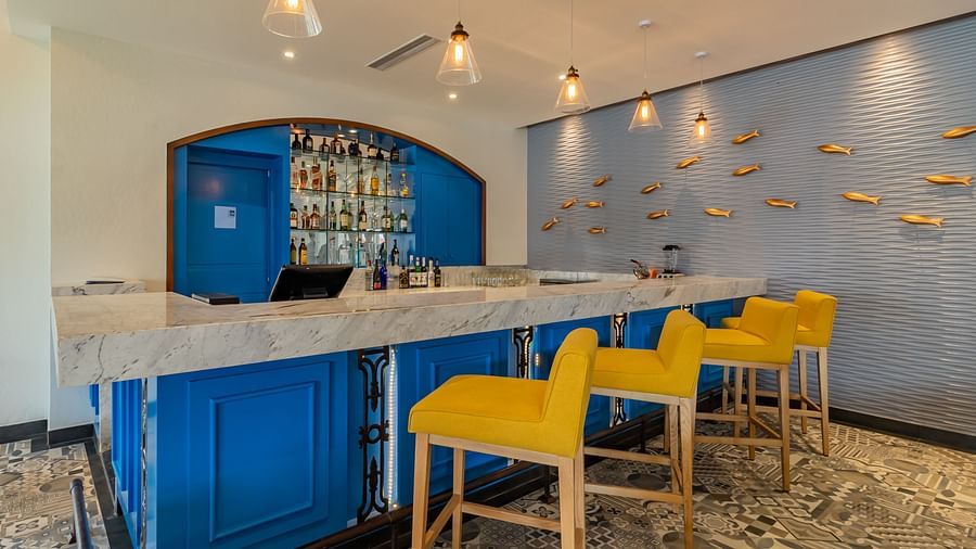 interior of blue lagoon - one of the best pubs in south goa at Heritage Village Resorts and spa