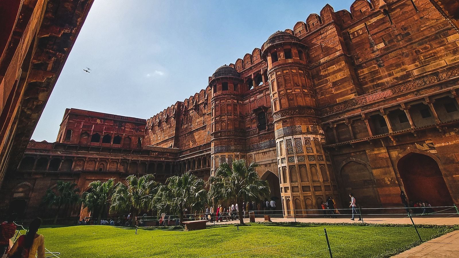 Agra Fort during a sunny day