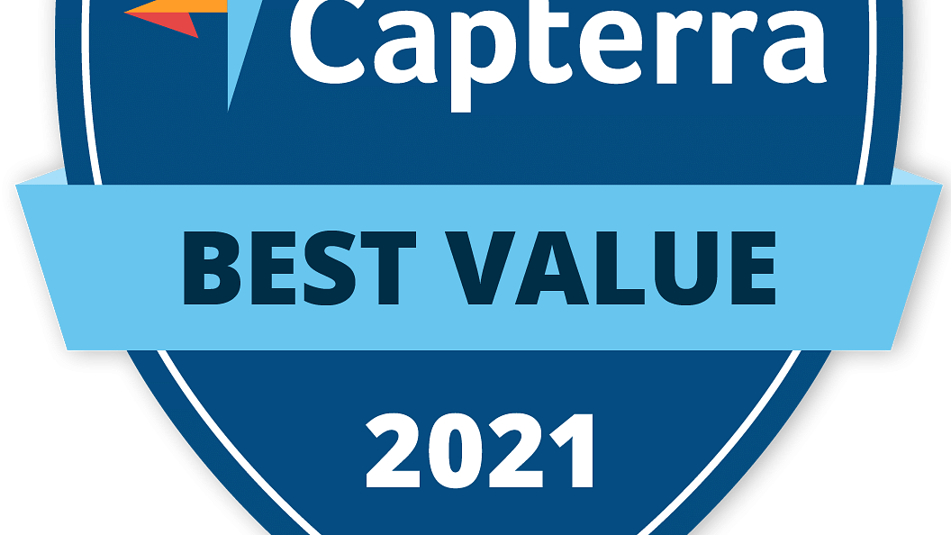 Capterra Best Value 2021 recognition