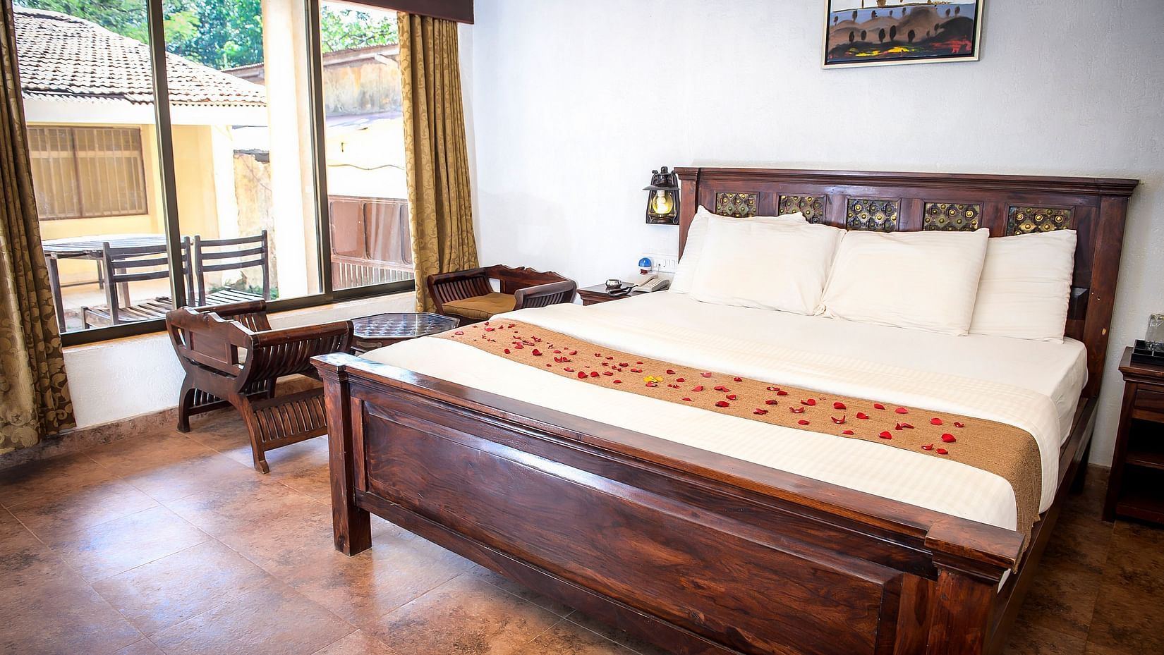 Adamo Matheran - Village - view of one of the Super Deluxe rooms at our hotel in Matheran