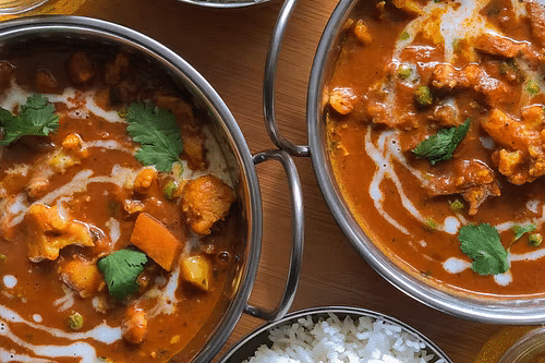Indian delicacies served at our in-house restaurant in Mukteshwar