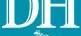  Logo of Deccan Herald featuring large white “DH” initials on a teal blue background.