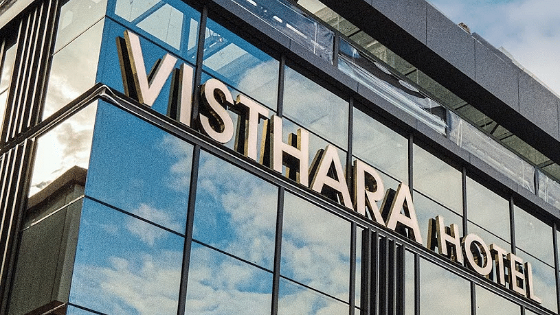 Glass Facade of Visthara - Urban Boutique Hotel, Bangalore 