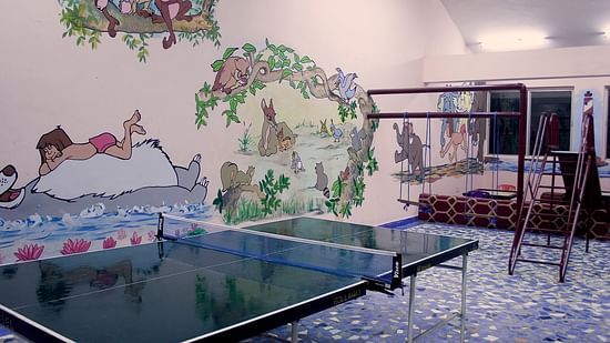 Ramanashree California Resort - view of the kids play area that has provision for table tennis