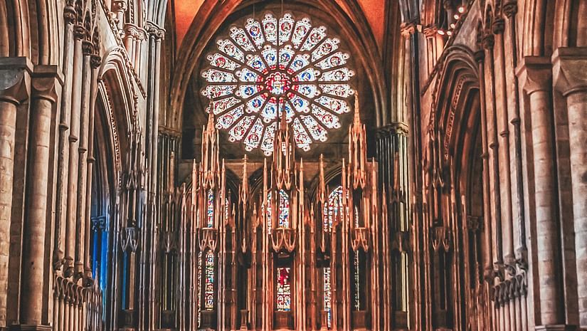 an overview of st. paul cathedral from the inside