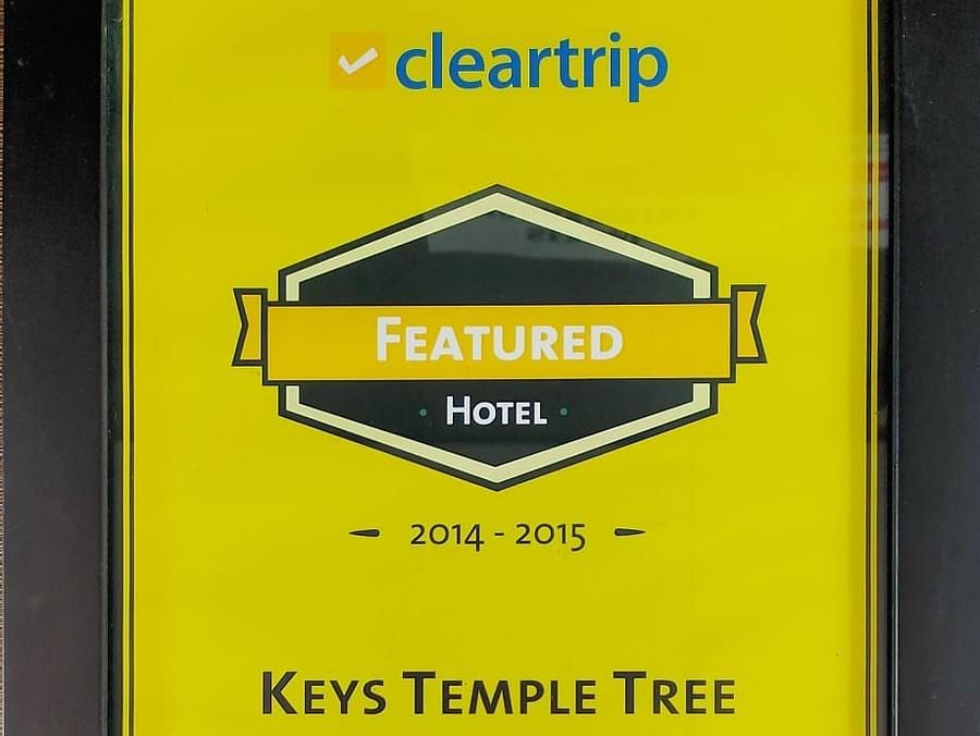 2014 Award - 3 Cleartrip Featured Hotel