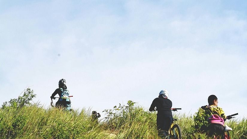 mountain biking 