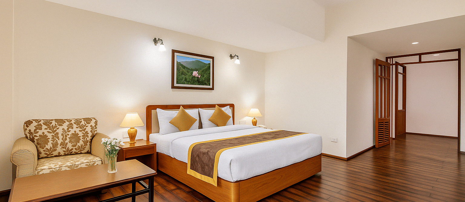 Family Suite with sofa cum bed with Balcony