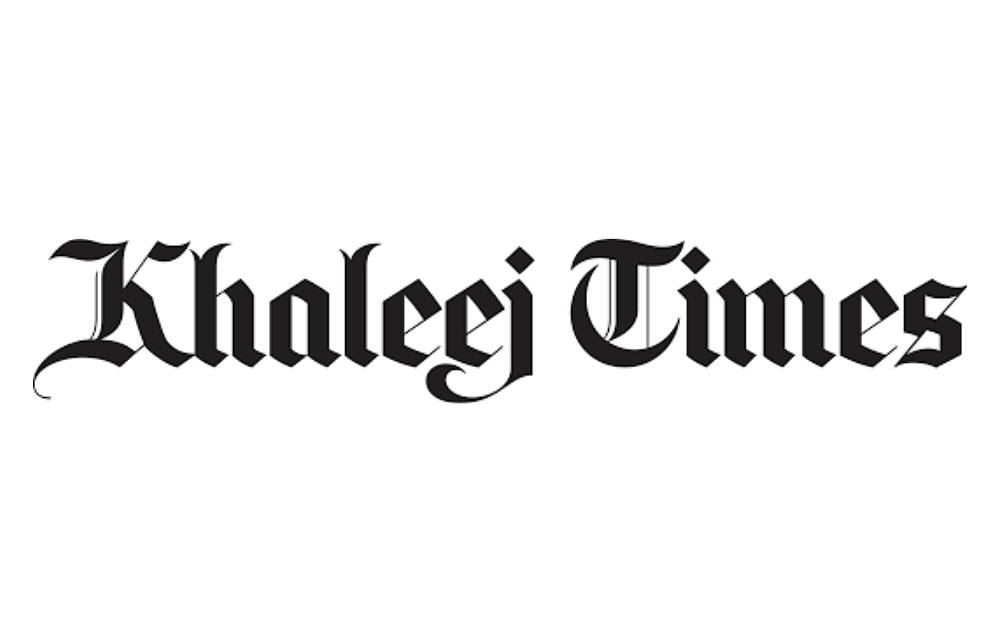 A logo of Khaleej Times