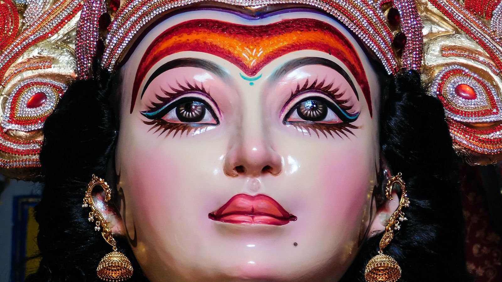 goddess durga at a temple in lonavala