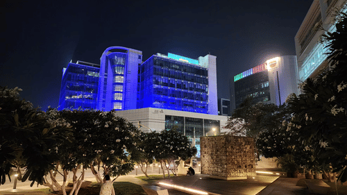 bandra mumbai seen at night time