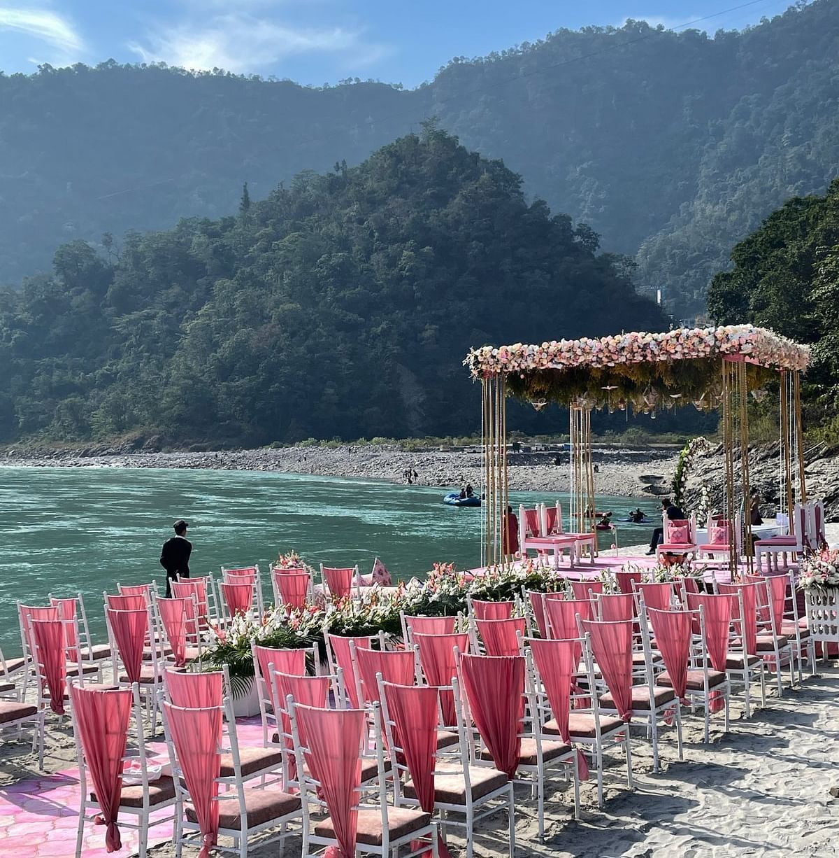 wedding by the ganges