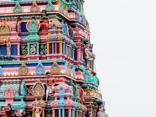 Image of a Meenakshi Amman temple in Madurai