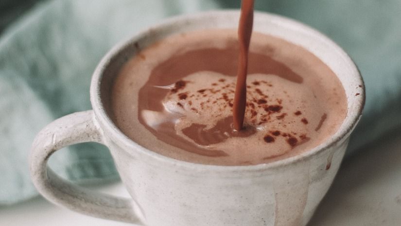 Hot chocolate getting served in Kodaikanal 
