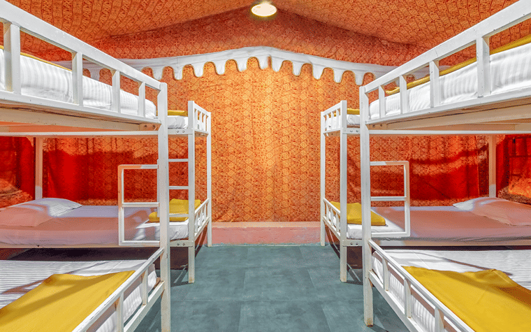 Bunk beds for groups at Nature Trails Sajan