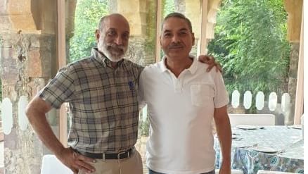 A Photo with Mr Aman Nath