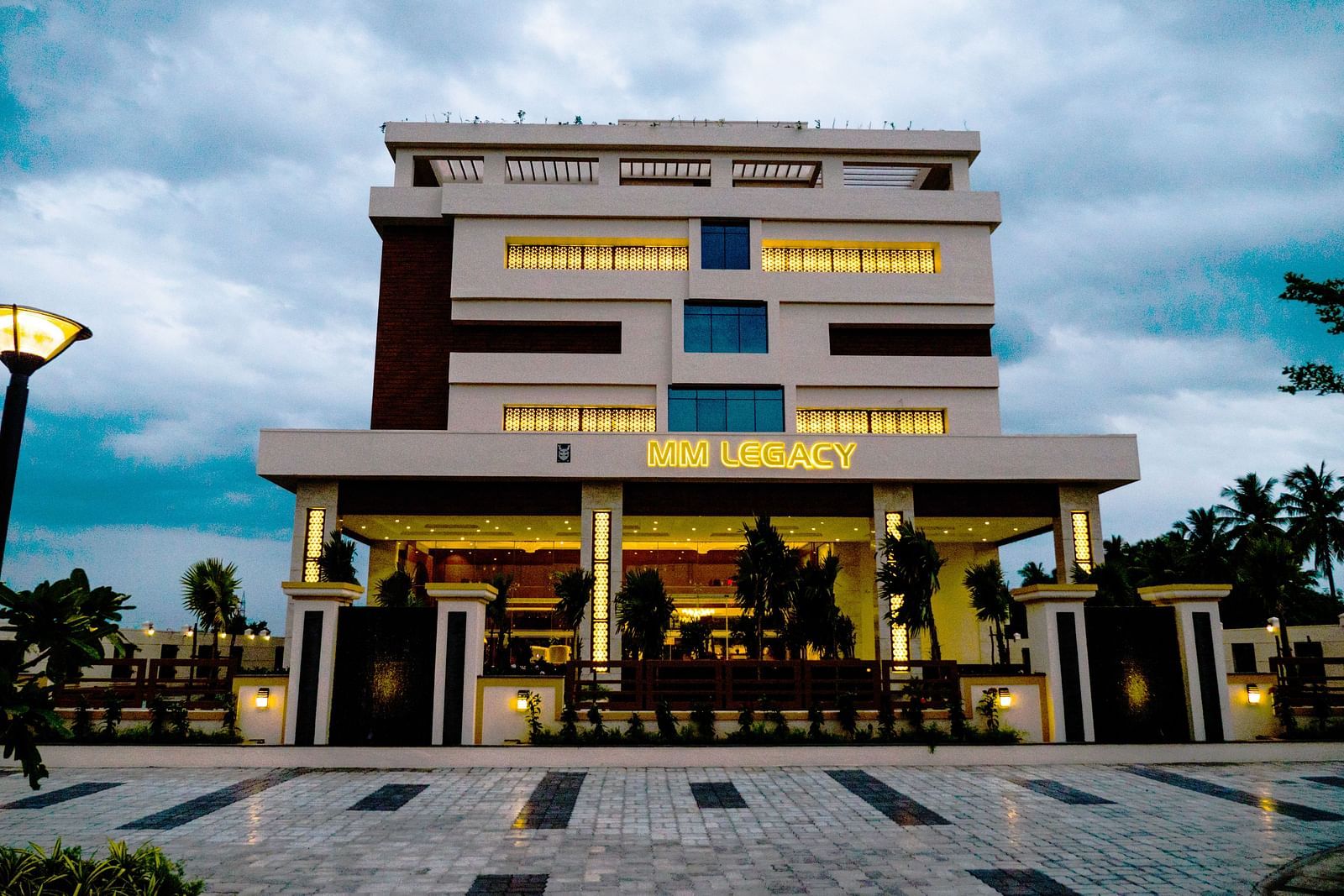 facade view of MM Legacy, Kanchipuram