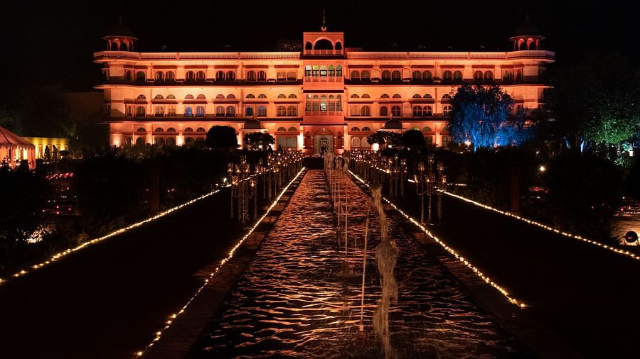 Night lighting - Umaid Palace