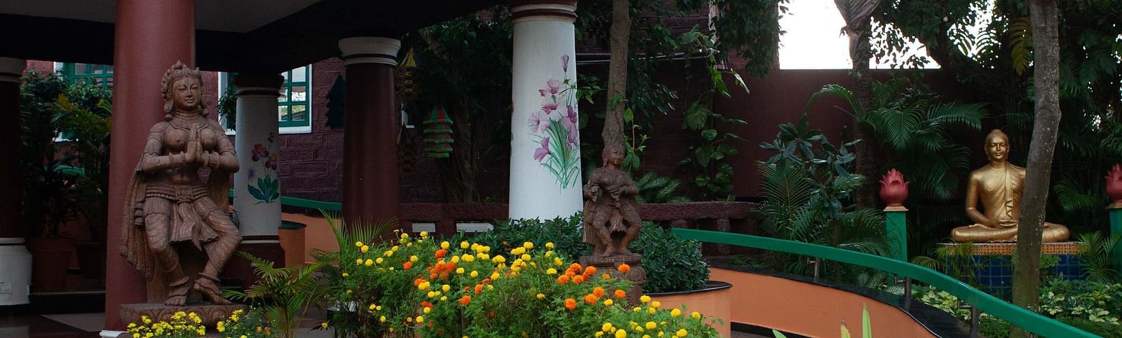the external facade of the resort - Mayfair Heritage Puri