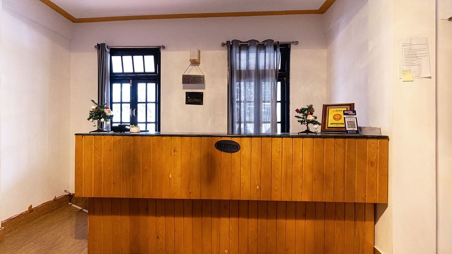 reception desk at Mystique Valley Resort  