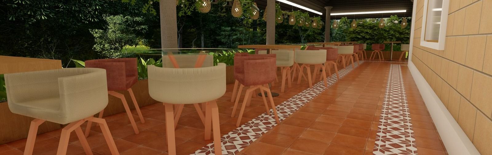 View of the Restaurant at Trishvam Symphony, Krishnagiri