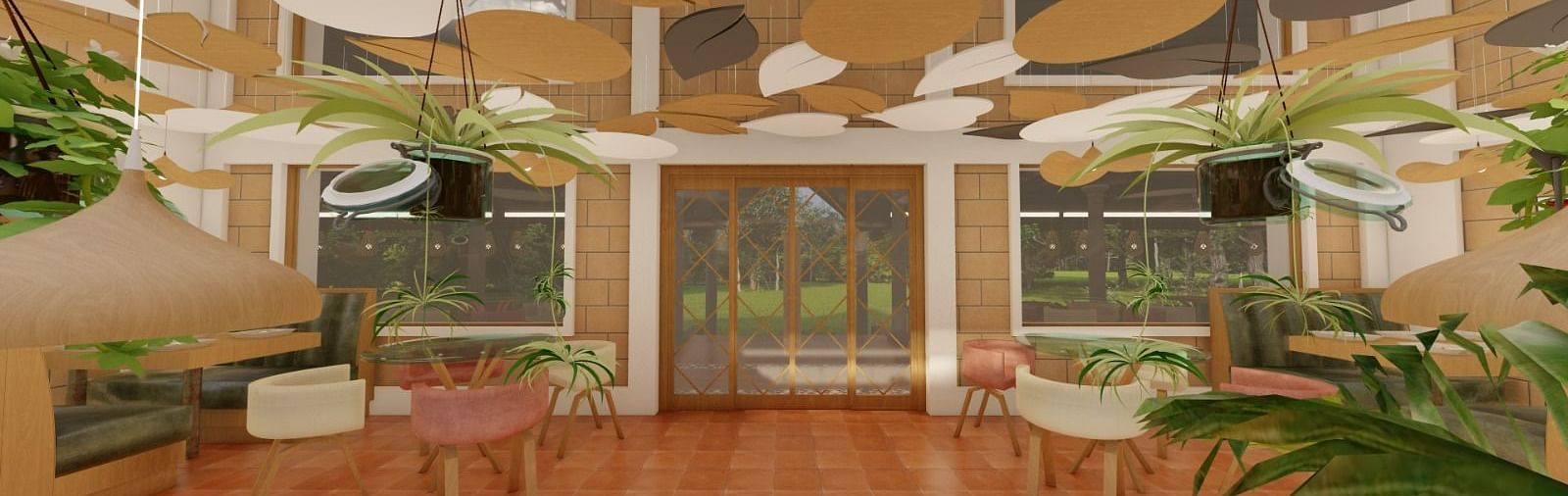 View of the Restaurant at Trishvam Symphony, Krishnagiri
