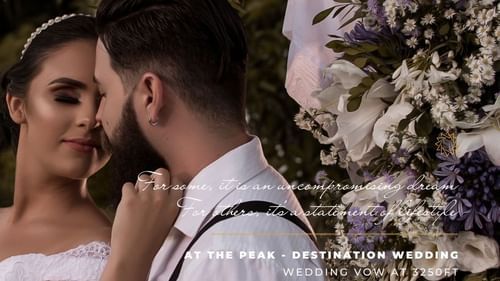 AT THE PEAK DESTINATION WEDDING