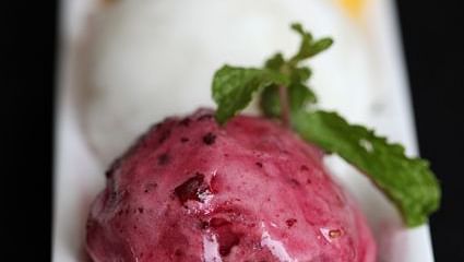 Homemade sorbets and icecreams at The Promenade