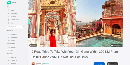 Go City article about places to go with your girl gang