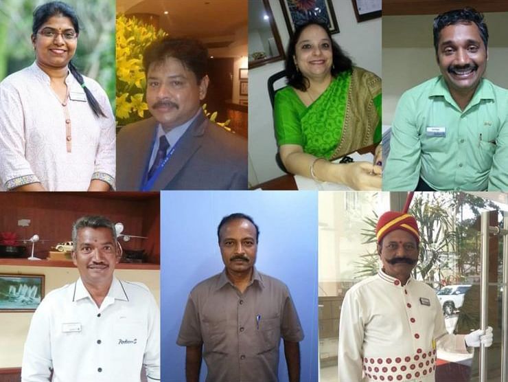 A collage showing GRT staff.