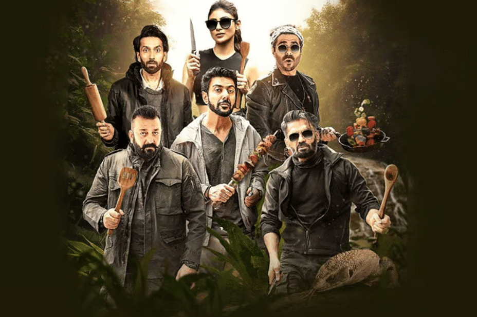 A poster of a Bollywood show - Evergreen County