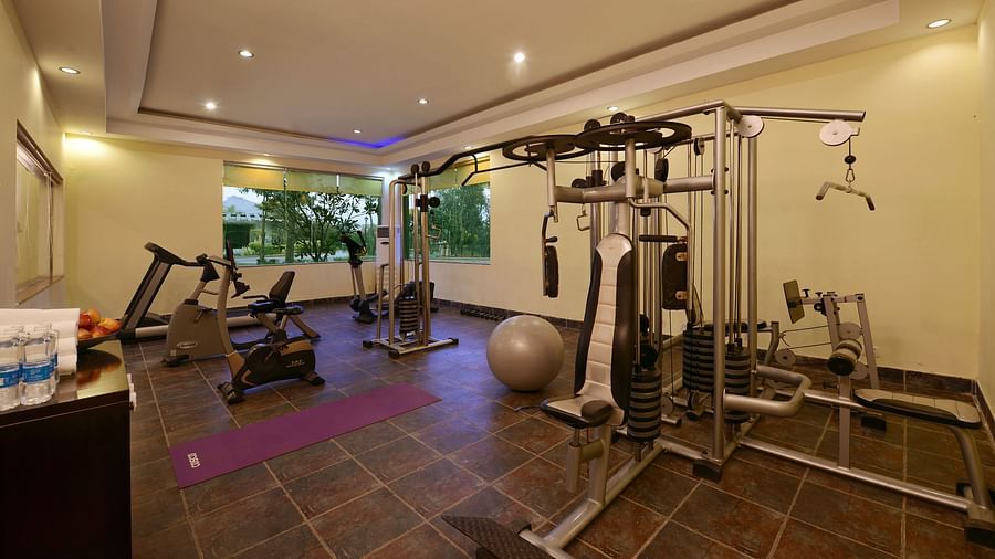 Fitness Center Facility at Shri Radha Brij Vasundhara Resort Spa Resort in Mathura