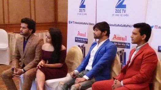 sa re ga ma pa lil champs press conference at the orchid mumbai