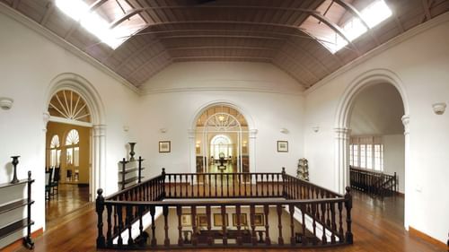 The Tower House - a square area built for an overview of activities going in the first floor