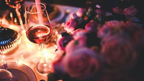 a wine glass