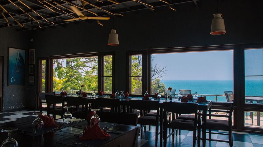 interior of our restaurant at cintacor island resort