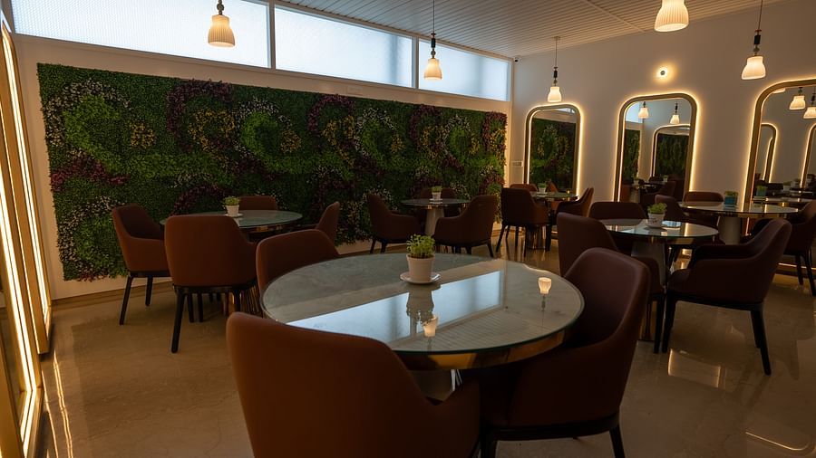 A image of dining area with round tables and chairs arranged - VRR Astoria Hotel and Conventional Centre