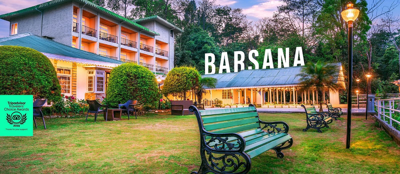 Facade of Summit Barsana Resort & Spa, Kalimpong