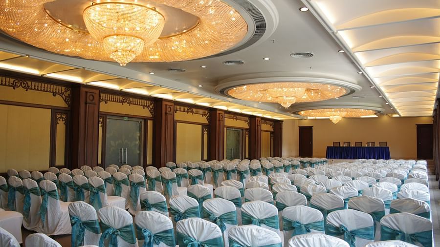 Seating arrangement at Crystal Hall - Banquet Hall in Hotel Atithi Pondicherry