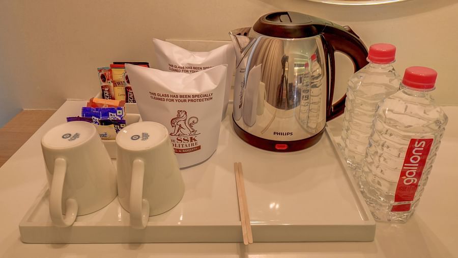tea and coffee making table