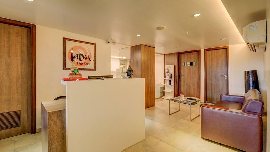 lobby of the SSK spa at The SSK Solitaire Hotel & Banquets, Mumbai Naka - Nashik