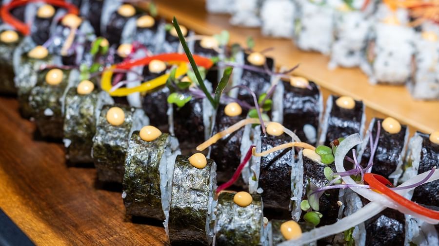 Gimbap served at Asiatic Lounge, restaurant in Kenya